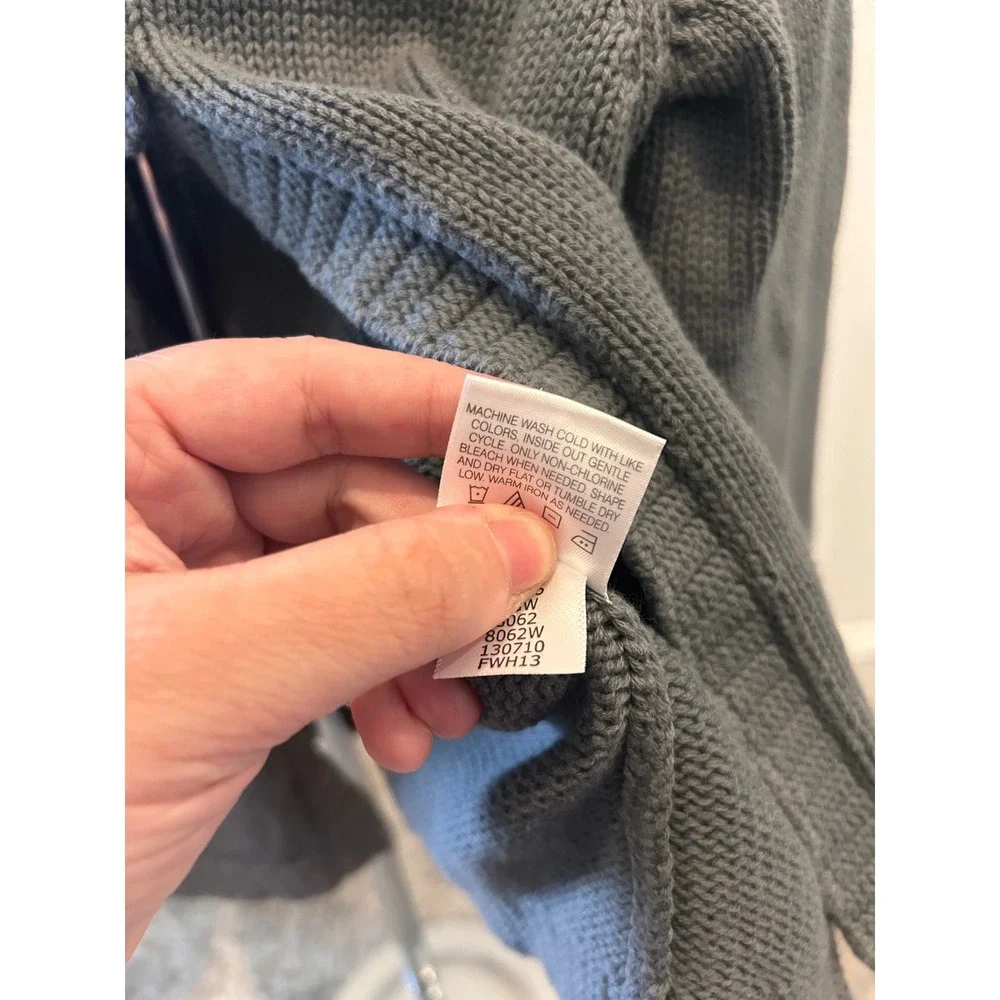 Hanna Andersson‎ Girls Gray Button Front Cardigan